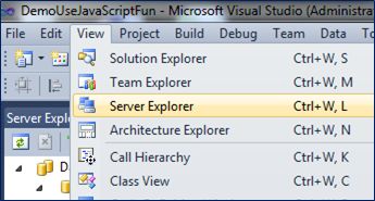 Server Explorer